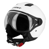 Casque Style Avion de chasse - LEOV S779 BLANC - LE PRATIQUE DU MOTARD