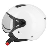 Casque Style Avion de chasse - LEOV S779 BLANC - LE PRATIQUE DU MOTARD