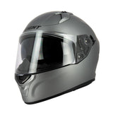 Casque intégral S443 Aero gris mat — vue trois-quarts avant