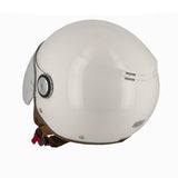 Casque Jet Gasoline S100 Octane — Crème Brillant
