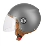 Casque Jet Gasoline S100 Octane — Titane Mat