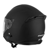 Jet-Motorradhelm mit integriertem Bluetooth – S770 Schwarz
