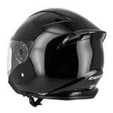 Casque jet Noir mat / Brillant - S771