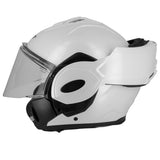 Casque Modulable Flip-Up 180° — Blanc Nacré | ECE 22.06 Jet & Intégral