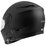 Casque moto bluetooth - Noir Mat - LE PRATIQUE DU MOTARD