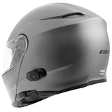 Casque moto bluetooth - Gris Titanium - LE PRATIQUE DU MOTARD