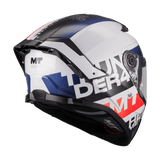 Casque Intégral MT Thunder 4 SV Waves Blanc/Marine Gloss — ECE 22.06 - LE PRATIQUE DU MOTARD
