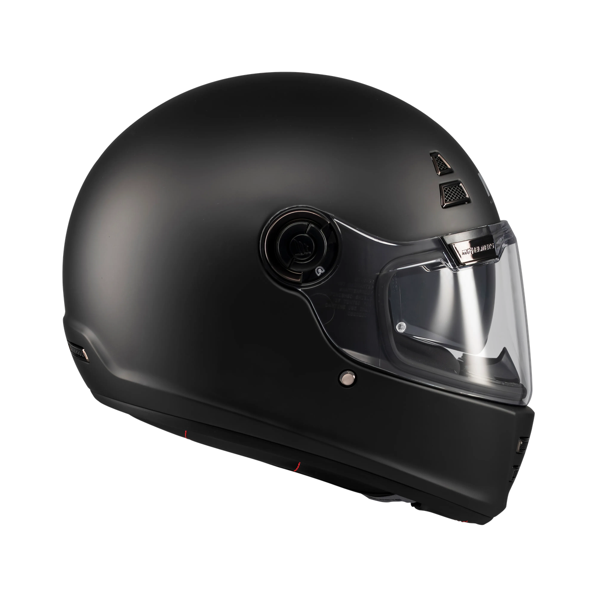Casque intégral MT Jarama SV noir mat profil droit, écran solaire escamotable