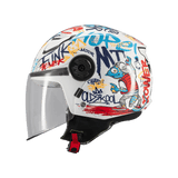 Casque Jet Enfant MT Lite Crew Graphic — ECE 22.06 Passager Scooter - LE PRATIQUE DU MOTARD