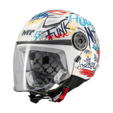 Casque Jet Enfant MT Lite Crew Graphic — ECE 22.06 Passager Scooter - LE PRATIQUE DU MOTARD