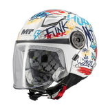 Casque Jet Enfant MT Lite Crew Graphic — ECE 22.06 Passager Scooter - LE PRATIQUE DU MOTARD