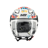 Casque Jet Enfant MT Lite Crew Graphic — ECE 22.06 Passager Scooter - LE PRATIQUE DU MOTARD
