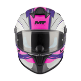 Casque intégral homologué ECE 22-06 MT Targo S Outside face avant visière fermée