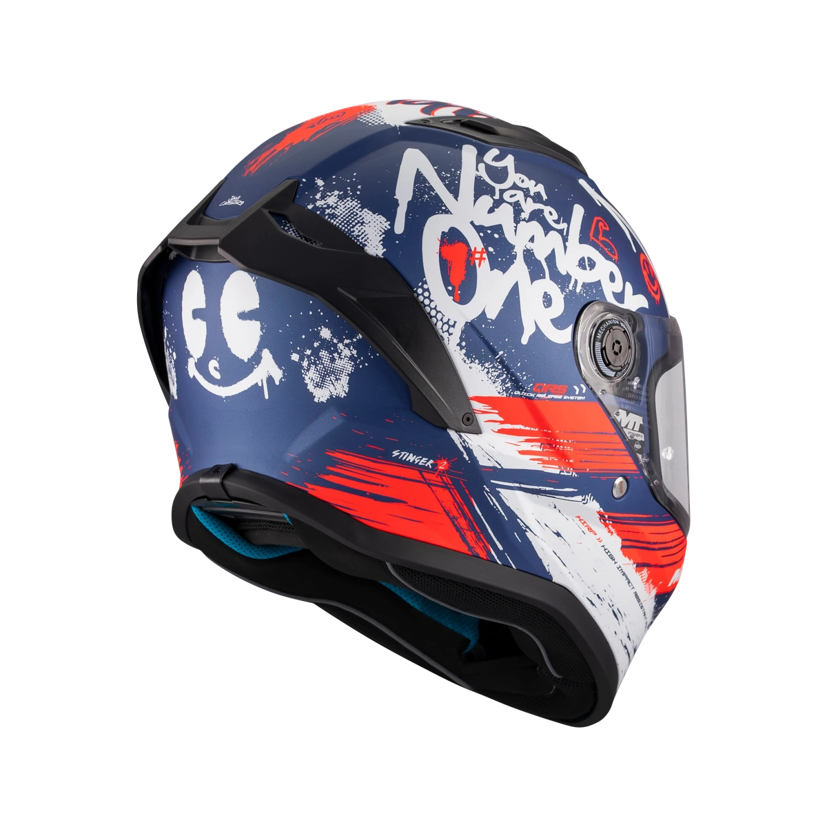 Casque cross enfant MT Stinger 2 Kids Rocket — graphisme mat — Le Pratique du Motard