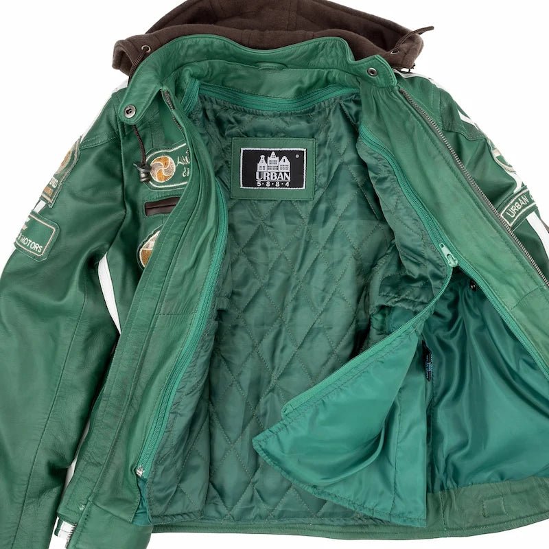 Blouson cuir moto rétro chic pour femme | LEGENDARY 58™ - LE PRATIQUE DU MOTARD
