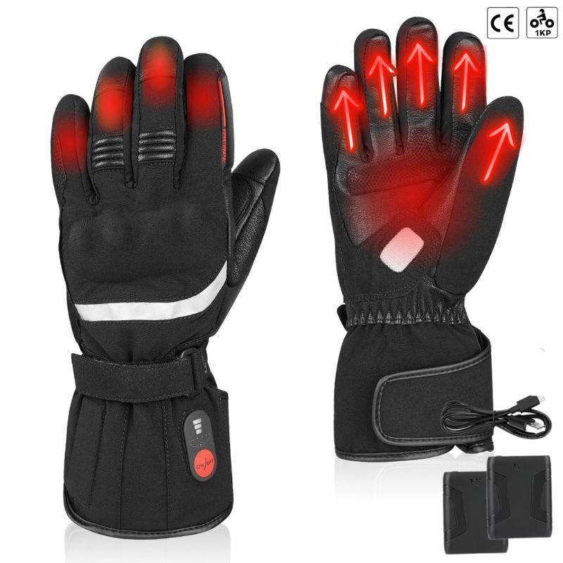Gant moto chauffant homologué - XRICE™ - LE PRATIQUE DU MOTARD