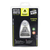 Antivol Bloque Disque Auvray B-Lock Avec Alarme Sonore Diam 6Mm Inox