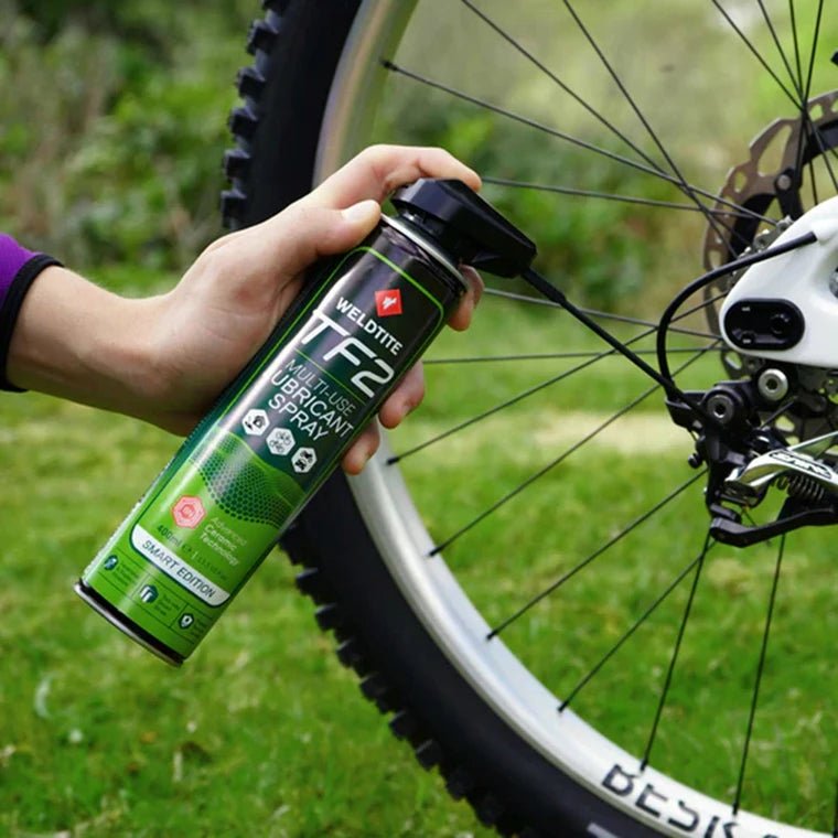 Lubrifiant Vélo Weldtite TF2 Ultimate Teflon 400ml - Smart Spray - LE PRATIQUE DU MOTARD