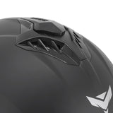 Casque intégral ADX AI500 Noir Mat — détail du dessus de la coque