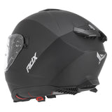 Casque intégral ADX AI500 Noir Mat — vue trois-quarts arrière