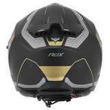 Casque intégral ADX AI500 EVO Noir/Or Mat — vue arrière