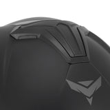 Casque modulable ADX AM600 Noir Mat — détail du dessus de la coque
