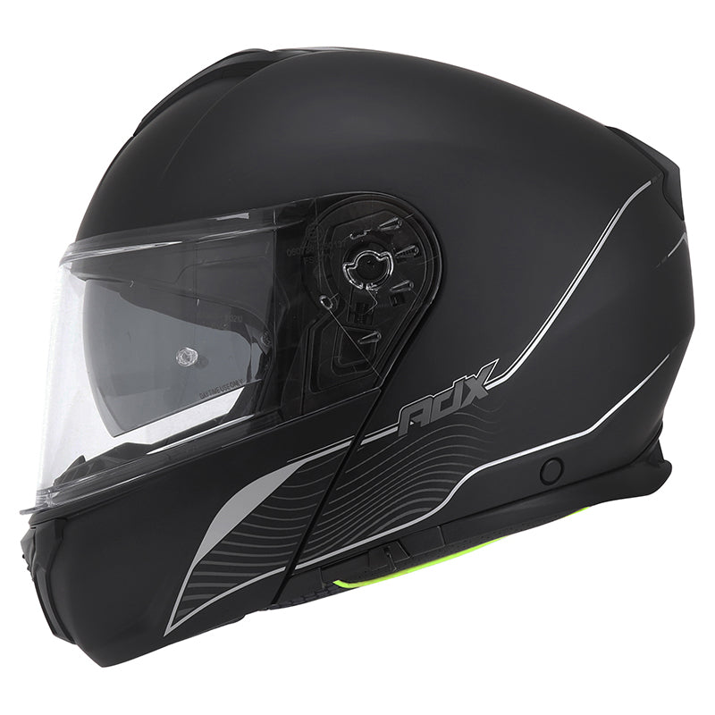 Casque modulable ADX AM600 Noir Mat — profil