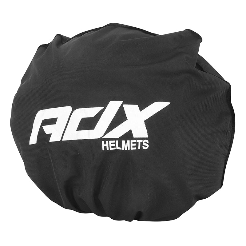 Casque jet ADX AJ050 Noir Brillant — housse de transport fournie