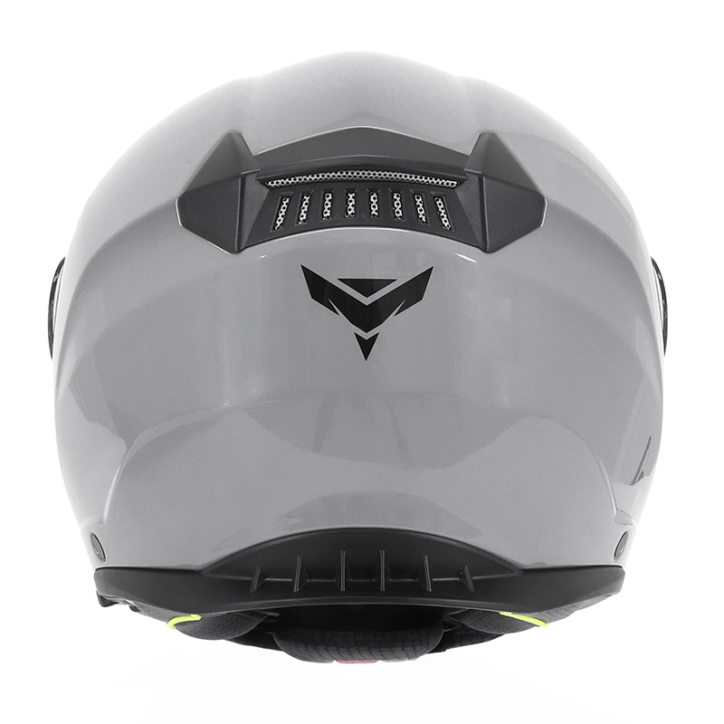 Casque modulable ADX AM600 Gris Brillant — vue arrière