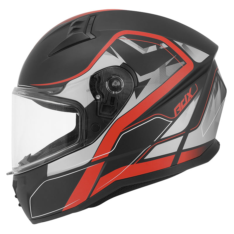 Casque intégral ADX AI400 EVO Noir/Rouge Mat — profil