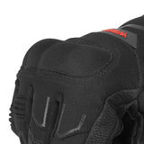 Gants moto mi-saison Metropolis Noir/Gris — détail du dessus de la main, vu de côté