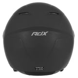 Casque jet ADX AJ020 Noir Mat — vue arrière