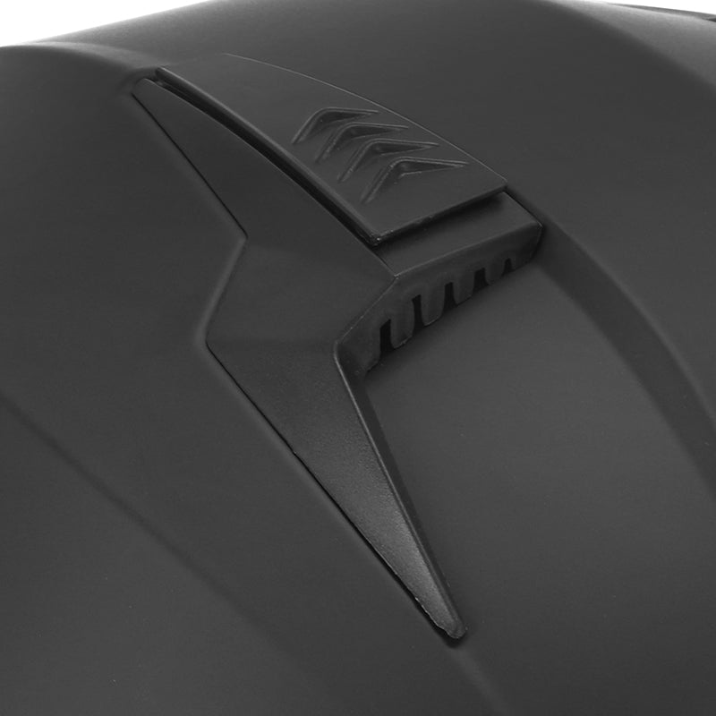 Casque intégral ADX AI450 Noir Mat — détail du dessus de la coque