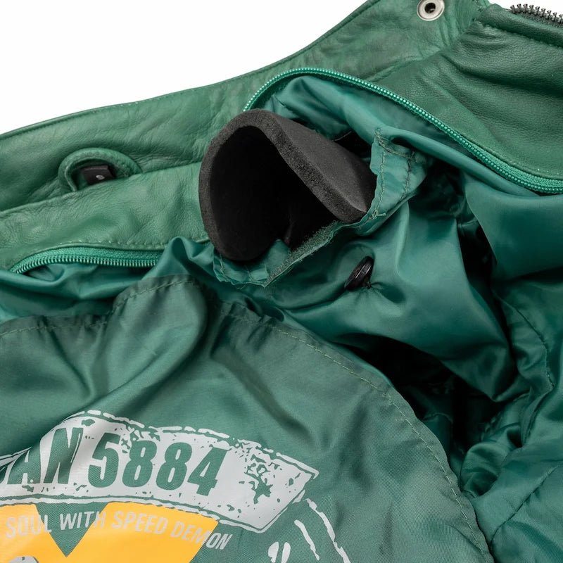 Blouson cuir moto rétro chic pour femme | LEGENDARY 58™ - LE PRATIQUE DU MOTARD