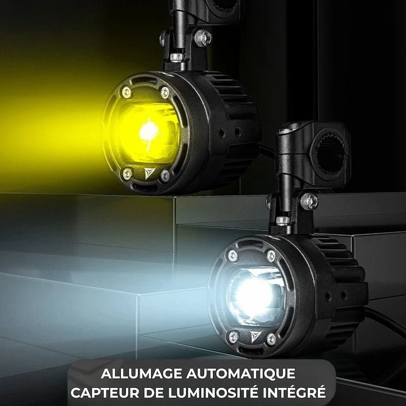 Feux additionnels ROADRIDER™ – Éclairage intelligent pour moto - LE PRATIQUE DU MOTARD