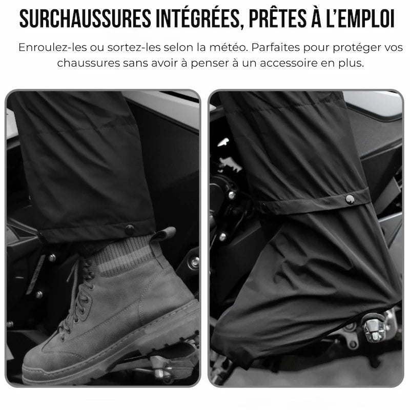 Tenue de Pluie Moto Intégrale | R - DEFENDER™ - LE PRATIQUE DU MOTARD