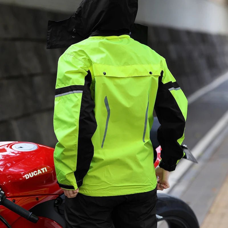 Tenue de Pluie Moto Intégrale | R - DEFENDER™ - LE PRATIQUE DU MOTARD