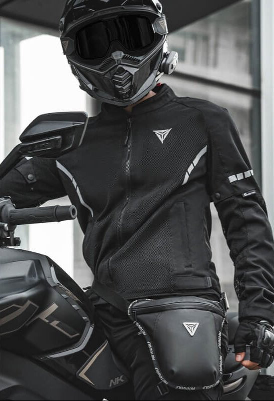 Sacoche Cuisse Moto Étanche MB6 - Imperméable 1,7L Noir - LE PRATIQUE DU MOTARD