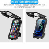 Support Téléphone Moto Étanche - Chargeur à Induction – IPX8, 360°, Type - C - LE PRATIQUE DU MOTARD