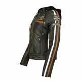 Blouson cuir moto rétro chic pour femme | LEGENDARY 58™ - LE PRATIQUE DU MOTARD