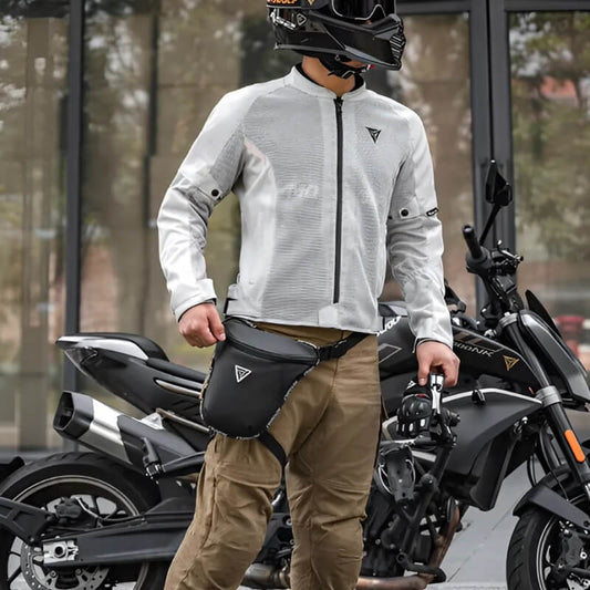 Sacoche Cuisse Moto Étanche MB6 - Imperméable 1,7L Noir - LE PRATIQUE DU MOTARD