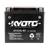 Batterie Moto Kyoto YTX20L-BS — AGM 12V Sans Entretien