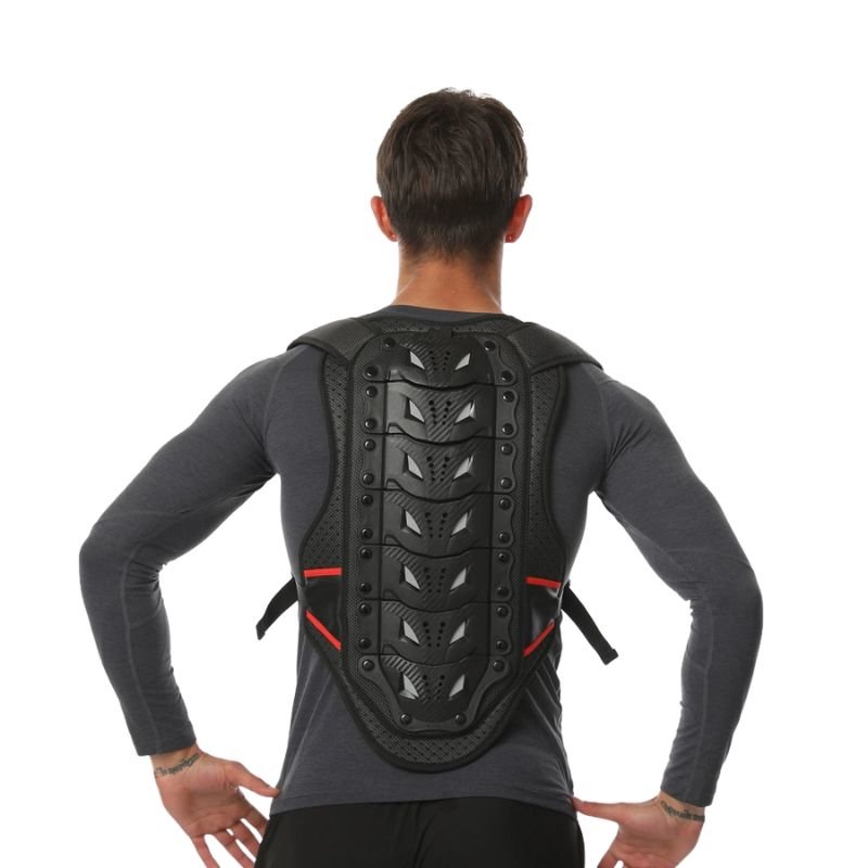 Coque dorsale moto | SteelSpine™ - LE PRATIQUE DU MOTARD