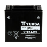 Batterie Moto Yuasa YTX14-BS — AGM 12V Sans Entretien