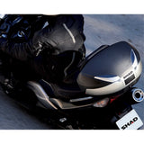 Top Case SHAD SH48 New Titanium — Top Case Moto 48L Finition Titanium - LE PRATIQUE DU MOTARD