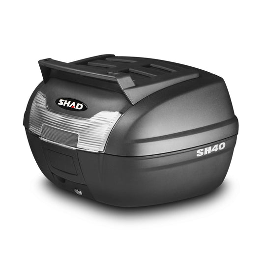 Top Case SHAD SH40 Cargo — Top Case Moto 40L avec Filet Cargo - LE PRATIQUE DU MOTARD