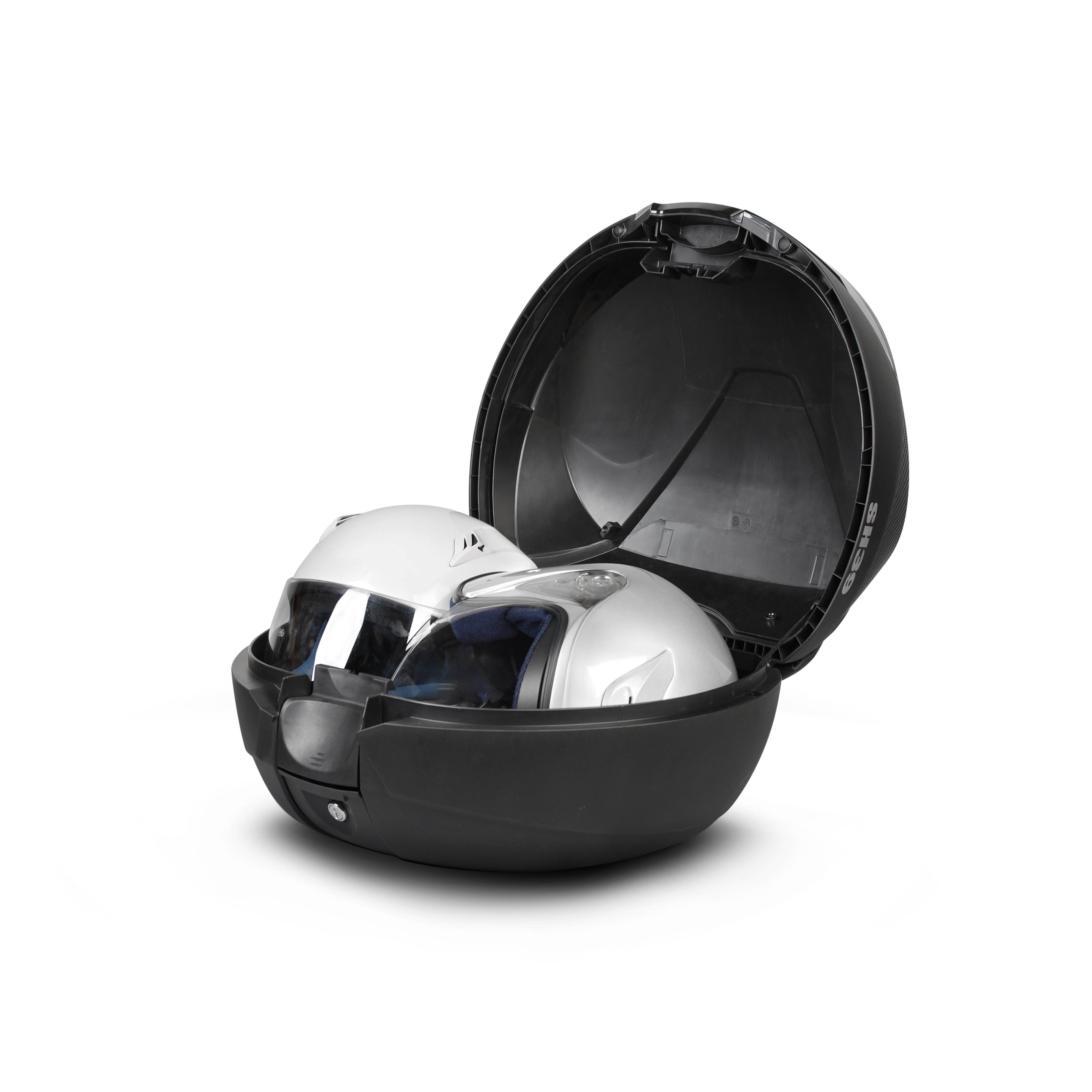 Top Case SHAD SH39 Carbon — Top Case Moto 39L Look Carbone - LE PRATIQUE DU MOTARD