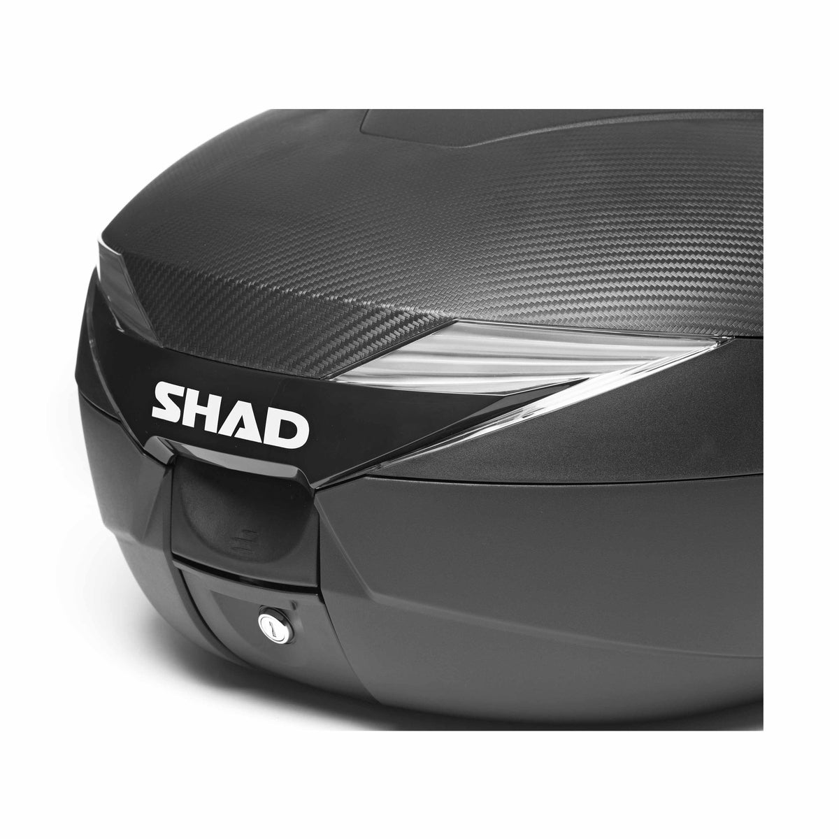 Top Case SHAD SH39 Carbon — Top Case Moto 39L Look Carbone - LE PRATIQUE DU MOTARD