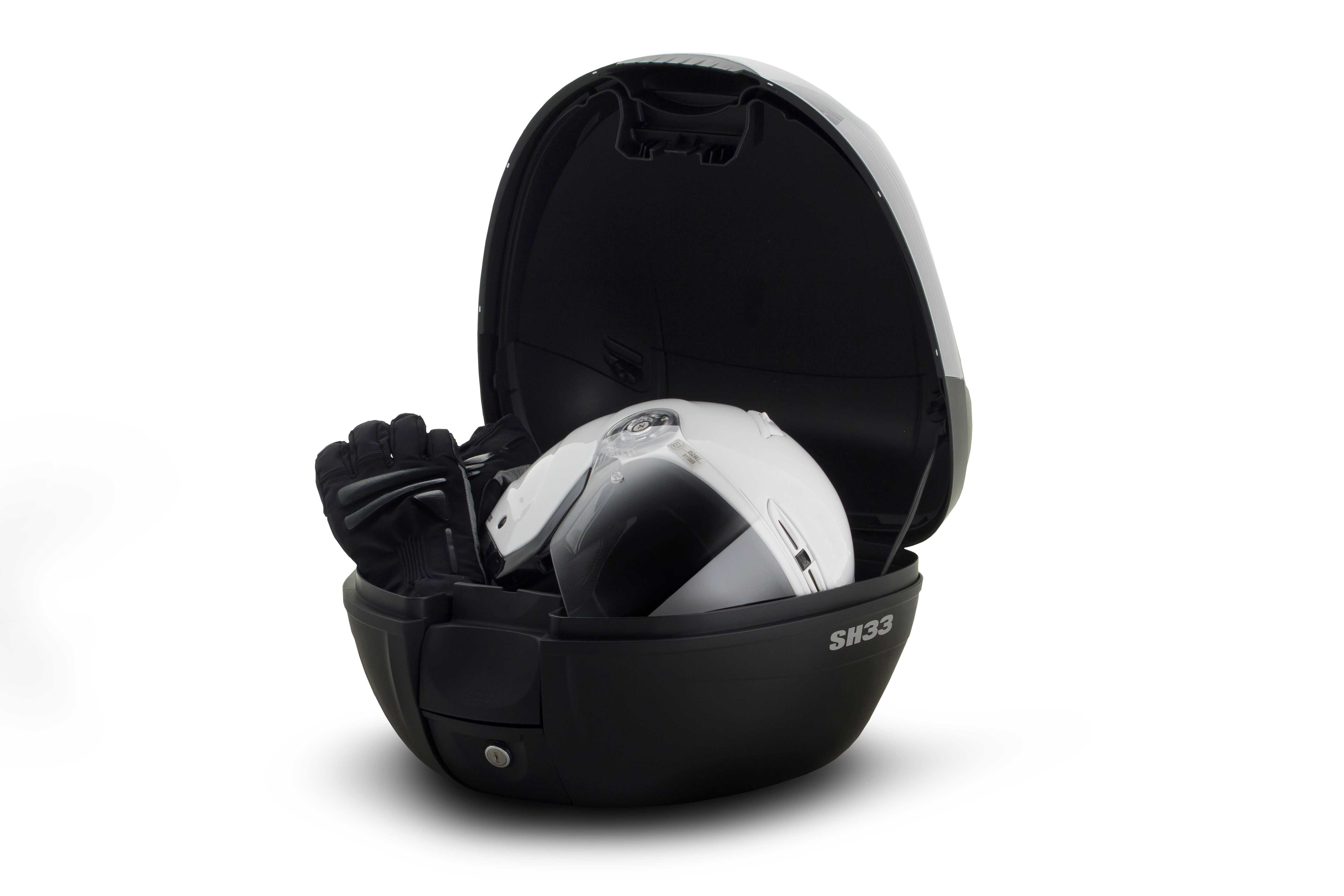 Top Case SHAD SH33 Noir — Top Case Moto 33L Polyvalent - LE PRATIQUE DU MOTARD