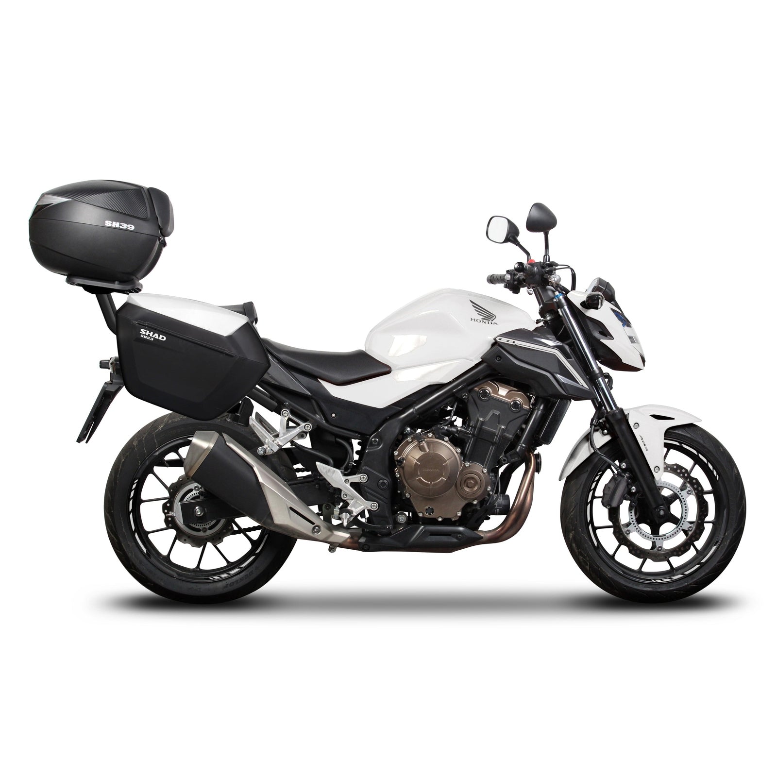 Valises Latérales SHAD SH23 Noir — Set Sacoches Moto 2×23L 3P System - LE PRATIQUE DU MOTARD